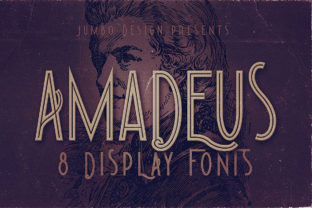 Amadeus Font: A Vintage Display Typeface for Elegant Web Design