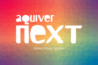 Aquiver Next: A Fresh Display Font for Creative Makers and Brand Designers