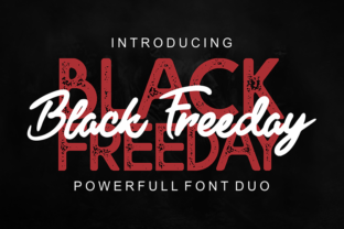 Black Freeday: A Bold Display Font for Crafty Creations and Handmade Brands