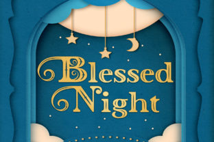 Blessed Night: A Playful Display Font for Charming Editorial Design