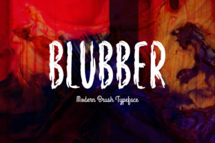 Blubber: A Bold Brush Font for Striking Web Design