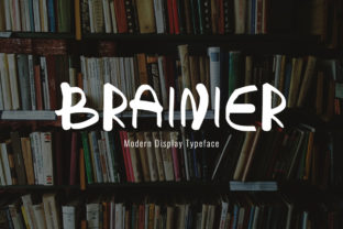 Brainier: A Display Font That Elevates Small Business Branding