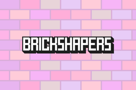 Brickshapers: A Bold Display Font for Web Design Projects