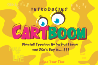 Cartboom: A Playful Display Font for Creative Branding Projects