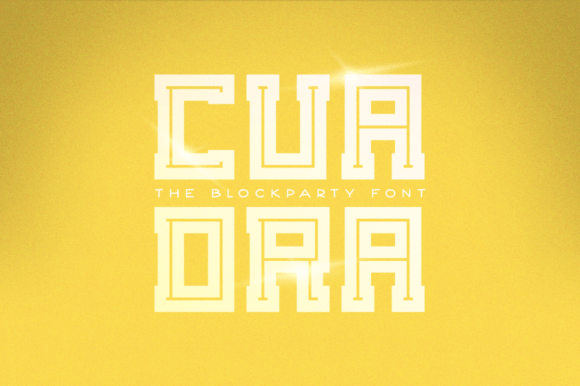 Cuadra: A Bold Display Font That Elevates Small Business Branding