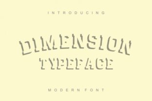 Dimension Font: Adding 3D Impact to Web Design Projects