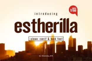 Estherilla: A Clean Display Font That Elevates Small Business Branding