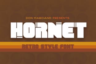 Hornet: A Bold Retro Display Font for Modern Designers