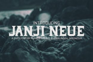 Janji Neue: A Bold Display Font with Free Download Access