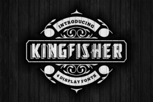 King Fisher Family: A Bold Display Font for Crafters and Sellers
