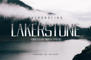 Lakestone Font: Elevate Your Brand with a Modern Serif Display Typeface