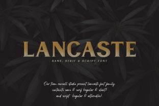 Lancaste Family: A Stylish Font for Small Business Branding