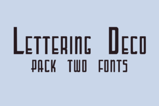 Lettering Deco: A Classic Art Deco Font for Modern Web Design