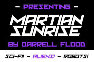 Martian Sunrise: A Futuristic Display Font for Bold Web Design