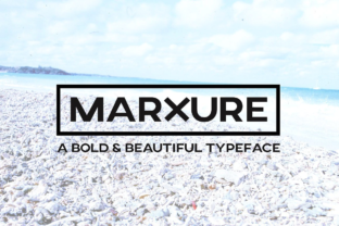 Marxure: A Bold Typeface for Modern Branding and Design Projects