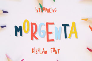 Morgenta: A Sweet Hand-Drawn Font for Digital Branding and Web Design