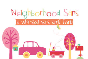 Neighborhood Sans: A Whimsical Display Font for Social Media Campaigns and Brand Visuals