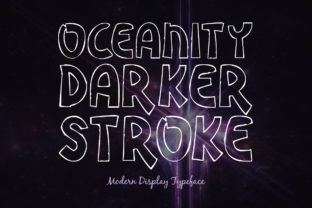Oceanity Darker Stroke: A Bold Display Font for Branding That Stands Out