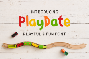PlayDate: A Playful Display Font for Kid-Friendly Projects
