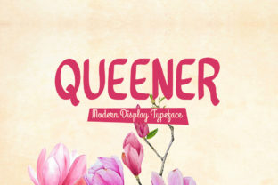 Queener: A Modern Display Font for Editorial Design and Digital Publishing