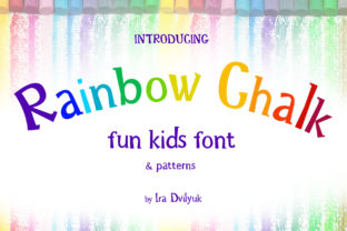 Rainbow Chalk: A Playful Serif Font for Lively Editorial Design