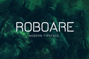Roboare: A Modern Display Font for Bold Editorial Design