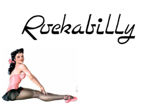 Rockabilly: A 50s Rock Style Display Font for Bold Branding Projects