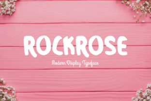 Rockrose: A Stylish Display Font for Creative Projects
