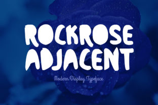 Rockrose Adjacent: A Fresh Display Font That Elevates Small Business Branding