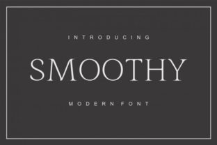 Smoothy: A Clean Display Font for Elegant Branding
