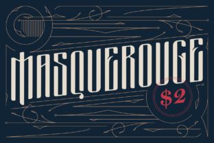 Using Masquerouge for Vintage Branding and Elegant Design Projects