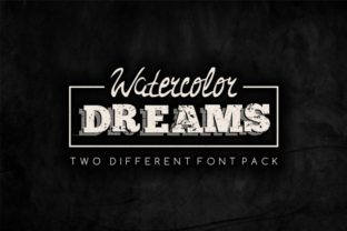 Watercolor Dreams Family: A Display Font for Creative Campaigns