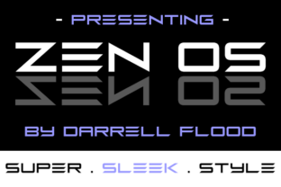 Zen Os: A Futuristic Display Font for Bold Editorial Design